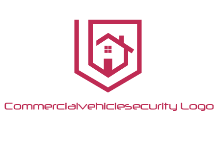 home inside shield or tag logo