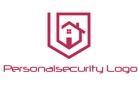 home inside shield or tag logo