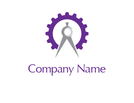 divide inside compass logo