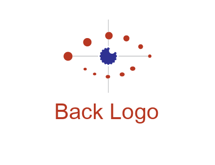 circles forming eye or orbital motion logo