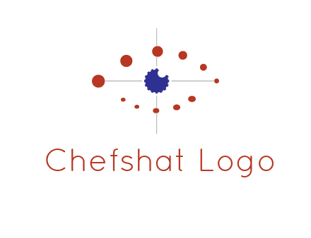 circles forming eye or orbital motion logo