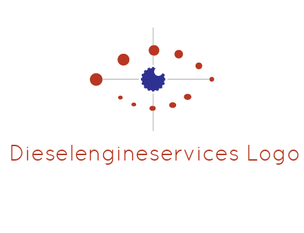 circles forming eye or orbital motion logo