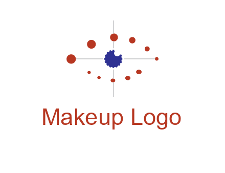 circles forming eye or orbital motion logo
