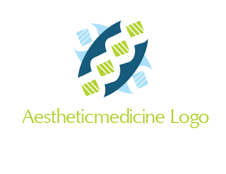 dna logo for medicine and pharmacy