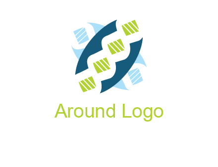 dna logo for medicine and pharmacy