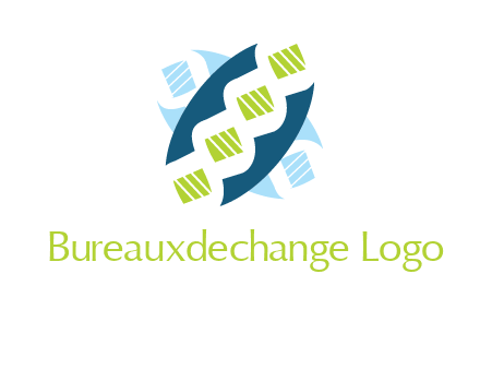dna logo for medicine and pharmacy