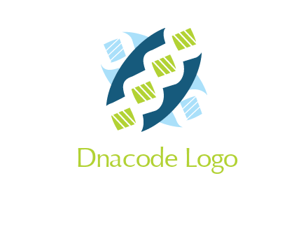 dna logo for medicine and pharmacy