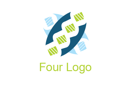 dna logo for medicine and pharmacy