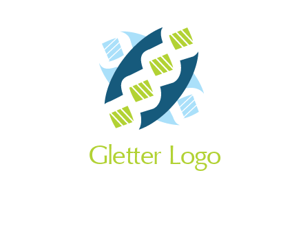 dna logo for medicine and pharmacy