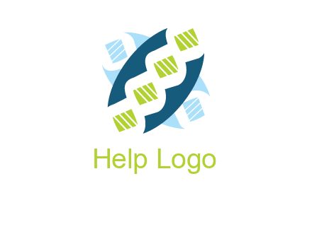 dna logo for medicine and pharmacy
