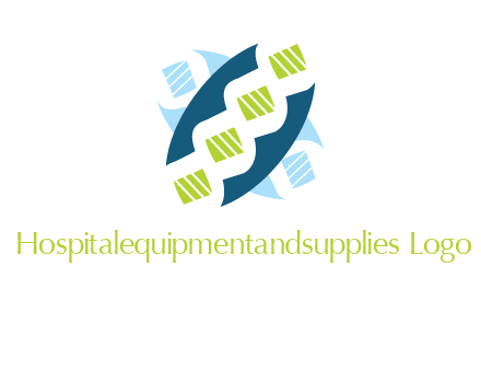 dna logo for medicine and pharmacy