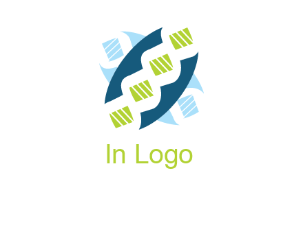 dna logo for medicine and pharmacy