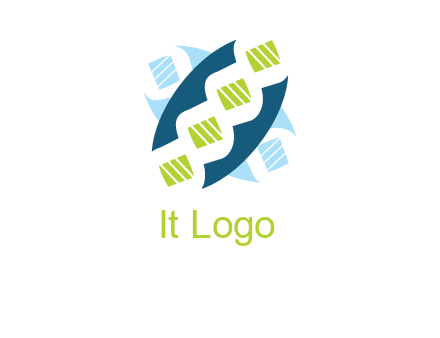 dna logo for medicine and pharmacy