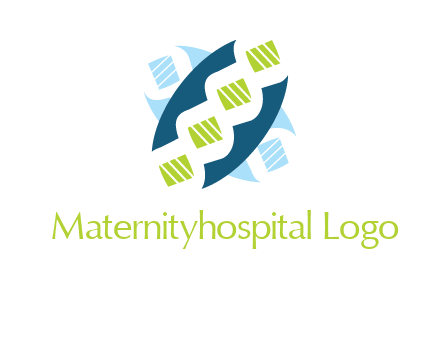 dna logo for medicine and pharmacy