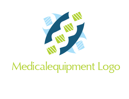 dna logo for medicine and pharmacy