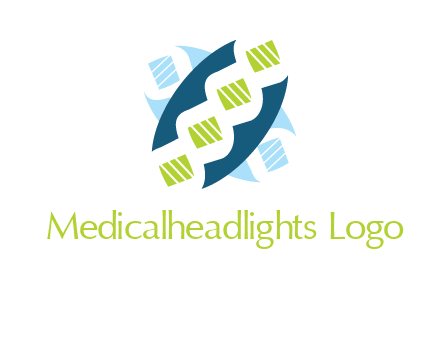 dna logo for medicine and pharmacy