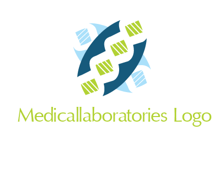 dna logo for medicine and pharmacy