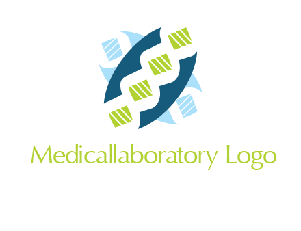 dna logo for medicine and pharmacy