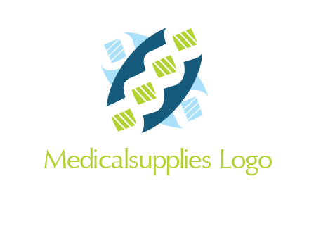 dna logo for medicine and pharmacy
