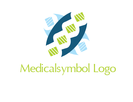 dna logo for medicine and pharmacy