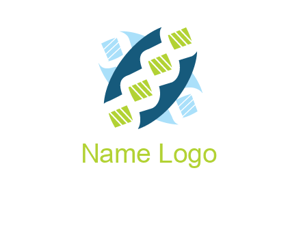 dna logo for medicine and pharmacy