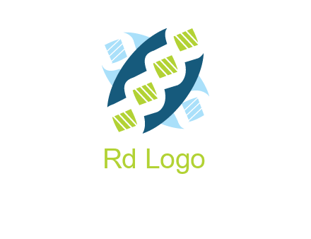 dna logo for medicine and pharmacy