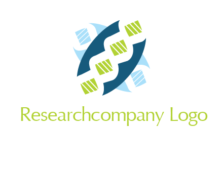 dna logo for medicine and pharmacy