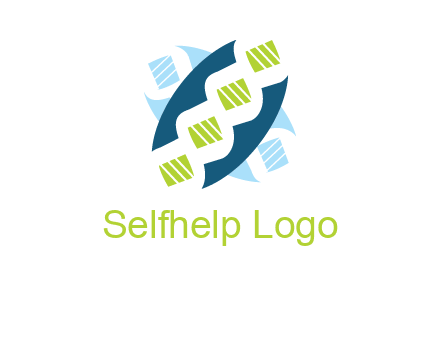dna logo for medicine and pharmacy