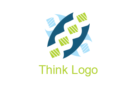 dna logo for medicine and pharmacy