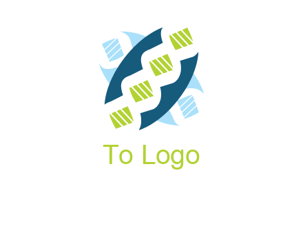 dna logo for medicine and pharmacy