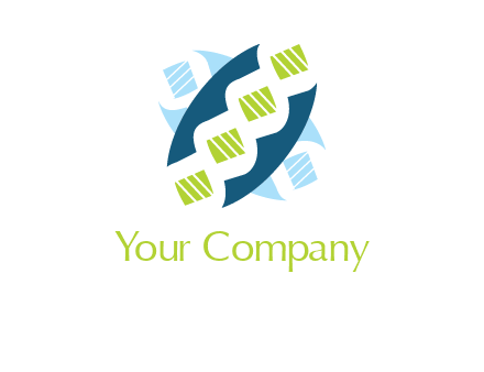 dna logo for medicine and pharmacy