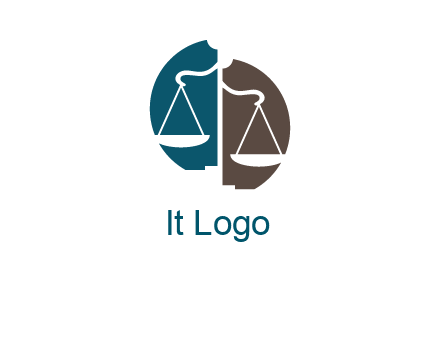 justice symbol with a scale