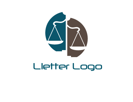 justice symbol with a scale