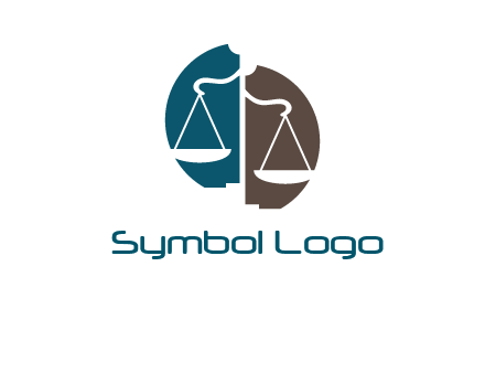 justice symbol with a scale