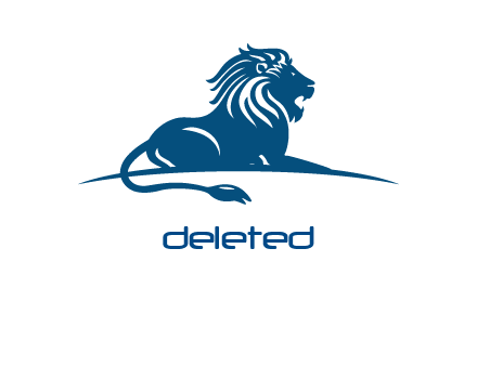blue lion logo