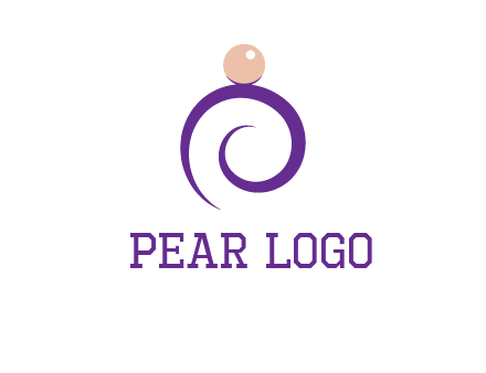 pearl ring jewelry logo