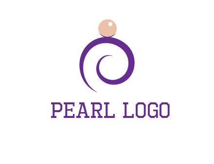 pearl ring jewelry logo