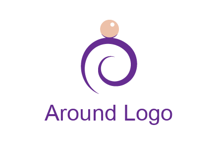 pearl ring jewelry logo