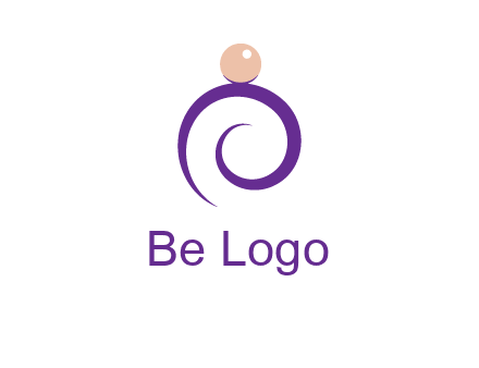 pearl ring jewelry logo