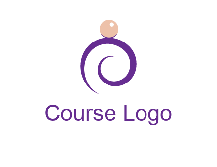 pearl ring jewelry logo