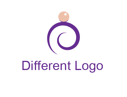 pearl ring jewelry logo
