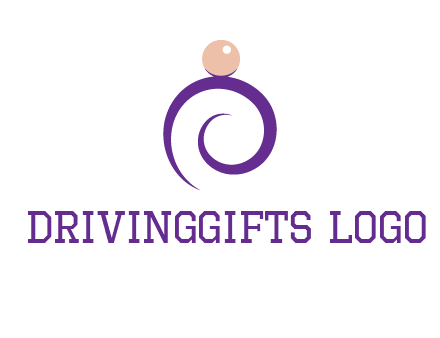 pearl ring jewelry logo