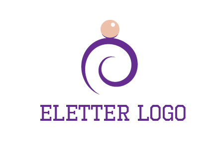pearl ring jewelry logo