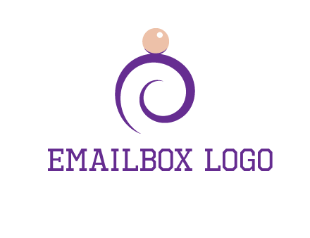 pearl ring jewelry logo