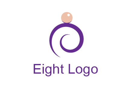 pearl ring jewelry logo