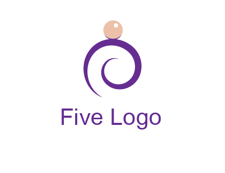 pearl ring jewelry logo