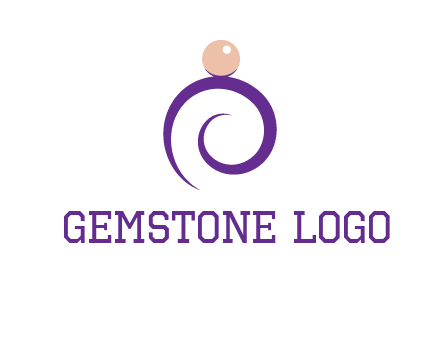 pearl ring jewelry logo