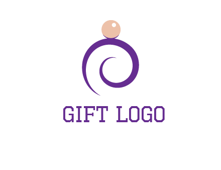 pearl ring jewelry logo