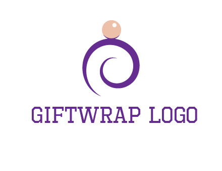 pearl ring jewelry logo
