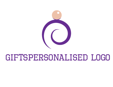 pearl ring jewelry logo